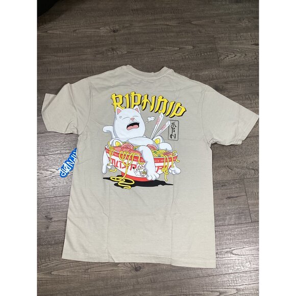 Ripndip Cream Graphic Mens T-Shirt Medium Short Sleeve Casual Wear Crew Neck NEW - Picture 4 of 7